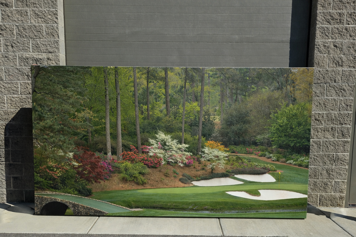 A large golf course canvas